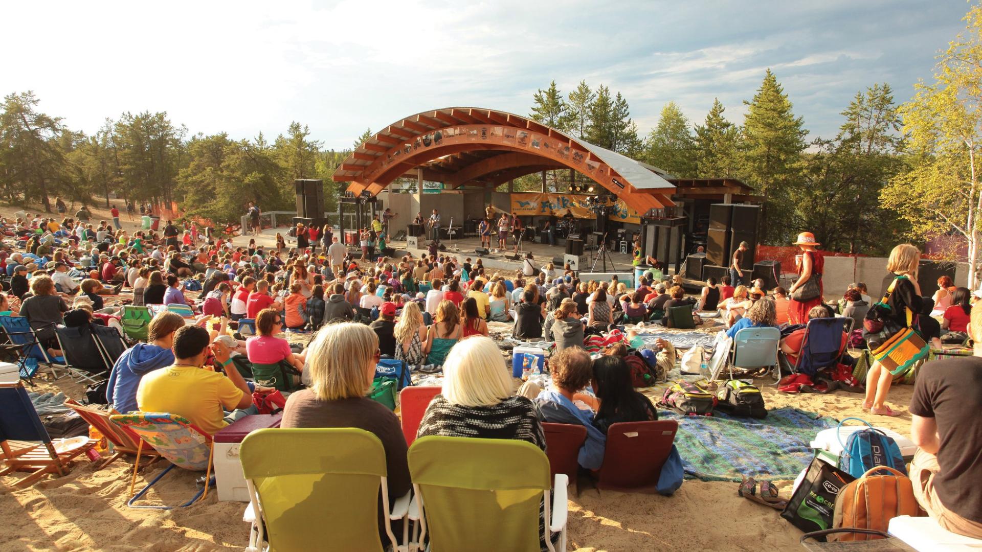 A photo at Folk on the Rocks Music Festival