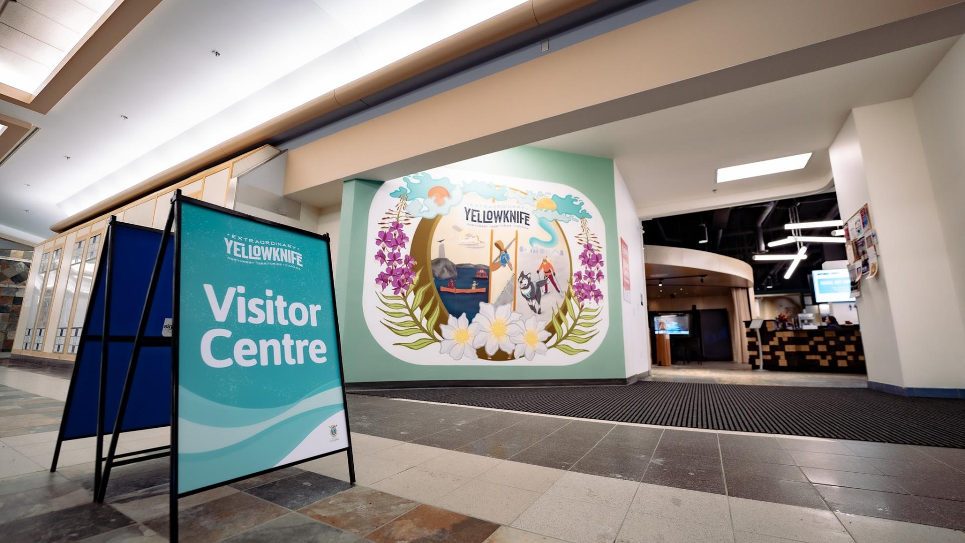 A photo of the Yellowknife Visitor Information Centre