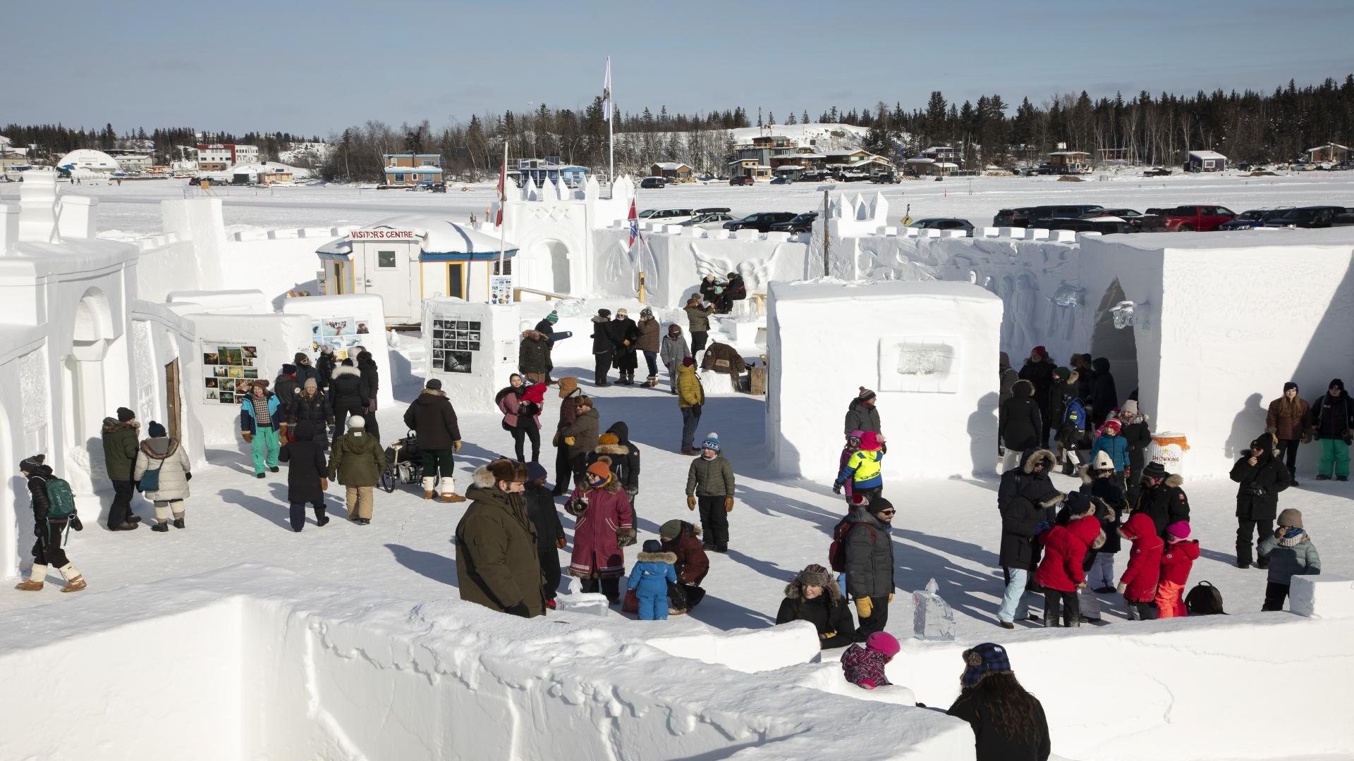 Snow Castle with Visitor Centre